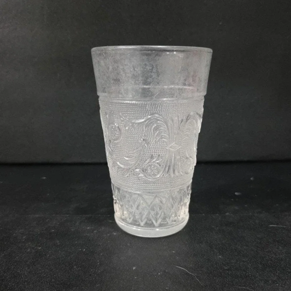 Duncan & Miller Sandwich Clear Tumbler, Vintage Flat Iced Tea Glass, Replacement